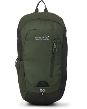 Regatta Highton V2 20L Backpack (Dark/Four Leaf Clover) Material_Synthetic - Green