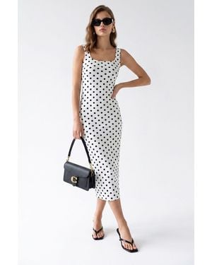 MixRay Cotton Maxi Dress - White