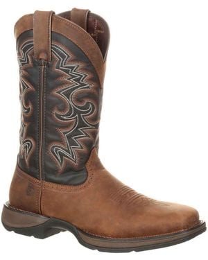 Durango Rebel Leren Chocolade/Middernacht Boots - Bruin