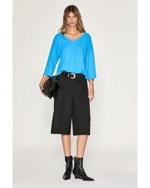 Grimelange Regular Fit Straight-Leg Trousers - Blue