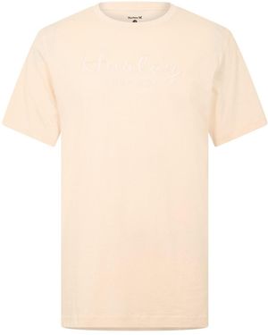 Hurley Handtekening T-Shirt - Naturel