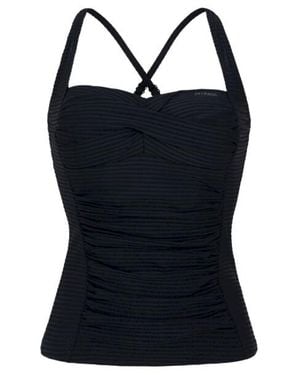 Protest Camo Tankini Top B&C-Cup Bikini Top - Blauw