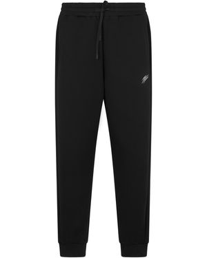 Philipp Plein Jogger Pants Chrome Scratch - Zwart