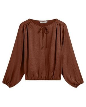 Summum Top Lange Mouw 2S3552-12493 - Bruin