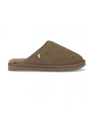 Warmbat Pantoffels Classic Clc521032 Moss - Bruin