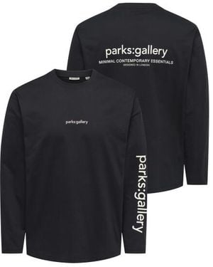 Only & Sons Onsfred Text Life Rlx Ls Tee - Zwart