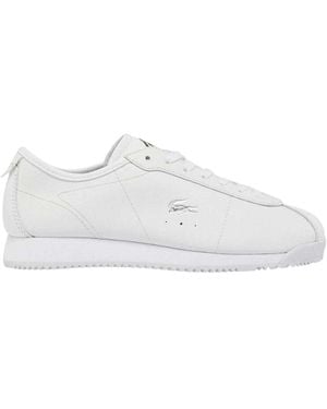 Lacoste Club Leren Trainers - Wit