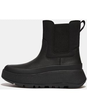Fitflop Fit Flop F-Mode Water-Resistant Flatform Chelsea Boots - Black