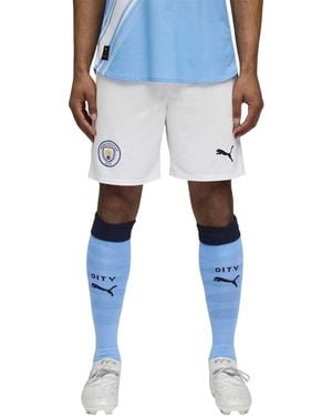 PUMA 2025/2026 Manchester City Fc Thuisshort - Blauw