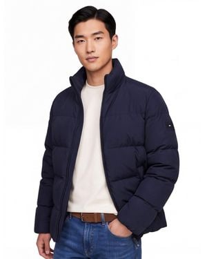 Tommy Hilfiger Winterjas Afneembare Capuchon - Blauw
