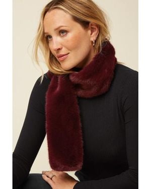 King Louie Scarf Fur 10650 Porto - Rood