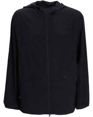Y-3 Running Logo Ripstop Hooded Jacket - Zwart