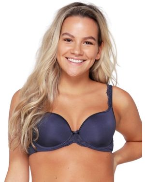 Lingadore 1 Basic Collection Uni Fit T-Shirt Bra - Blue