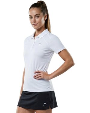 Head Tech-Poloshirt Voor Van De Club - Wit
