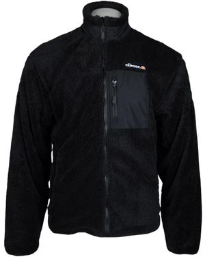 Ellesse Cervacol Fleece Jacket - Zwart