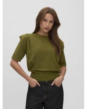 Vero Moda Vmlayla Pullover Met Korte Mouwen - Groen
