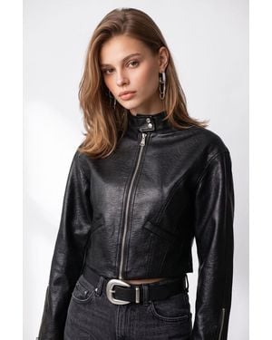 MixRay Cotton Blazer - Black