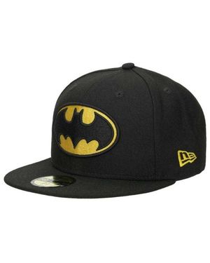 Batman New Era Logo Baseball Cap - Zwart
