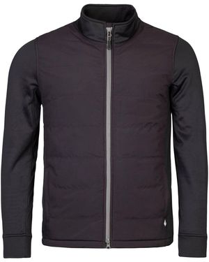 Heat Holders Hybride Fleece Gevoerde Jas Volledige Rits - Blauw