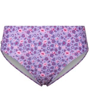 Trespass Ladies Caris Printed Swim Briefs (Gelsomino) - Purple