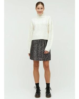 Mbym E Korte Pailletten Rok Orice - Wit