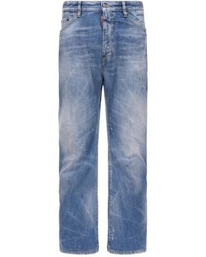 DSquared² Clean Baby Wash London Bro Jeans - Blauw