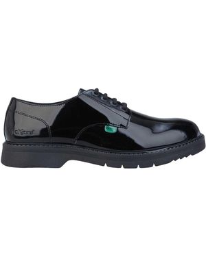 Kickers Finley-Schoenen Van Lakleer Voor - Zwart
