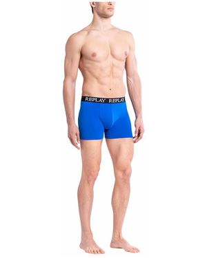 Replay Boxershorts Voor (Set Van 2) /Zwart) - Blauw