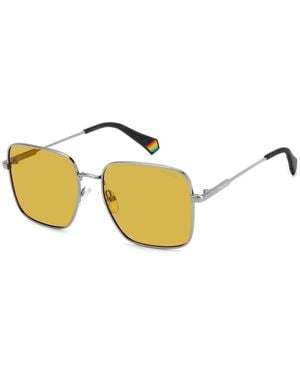Polaroid Pld 6194S Square Sunglasses - Yellow
