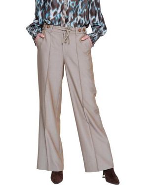 Geisha Pants Dark Sand - Grijs