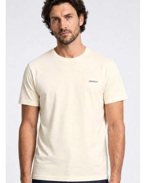 Petrol Industries Indigold T-Shirt Light Sand - Wit