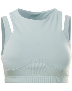 Reebok Sportbeha Met Meerdere Lagen Voor (Studio-Model) - Blauw