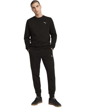 PUMA Ess-Fleece-Sweatshirt Voor (Poema) - Zwart