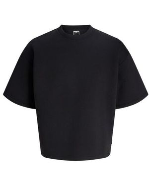 Jack & Jones Jcobiarritz Scuba Sweat Ss Styd Ss26 - Zwart