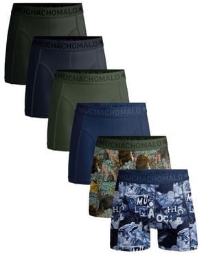 MUCHACHOMALO 6-Pack Boxershorts - Zwart