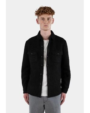 Ciszere Dani Boucle Overshirt 30036-069-04 - Zwart