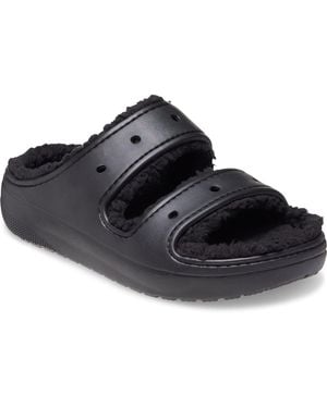 Crocs™ Classic Cozzzy Thermoplastische Zwarte Sandalen
