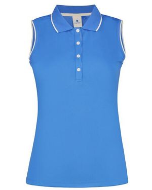 Luhta Kivisaari Polo Korte Mouw - Blauw