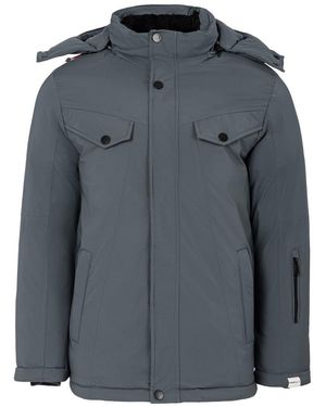 Lee Cooper Pufferjas Met Capuchon - Blauw