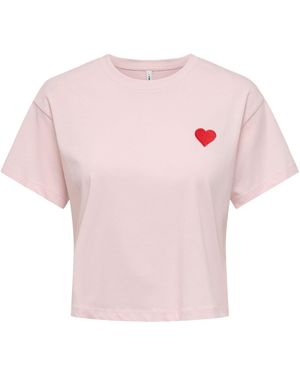 ONLY T-Shirt - Roze