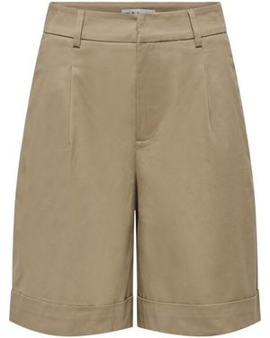 ONLY Onlrosalie Hw Bermuda Shorts Pnt No 15328121 Amphora - Naturel