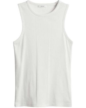 Opus Top Korte Mouw 10585314262444 - Wit