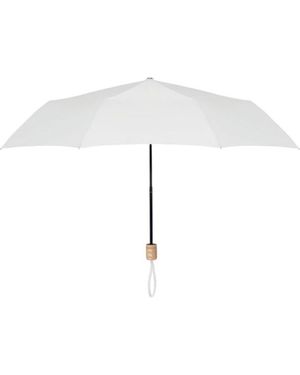 Midocean Tralee Rpet Vouwparaplu - Wit