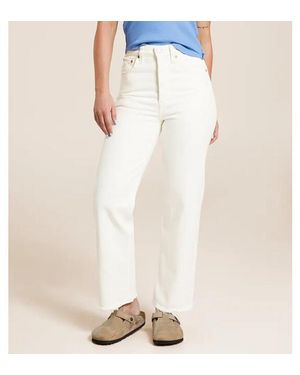 Levi's Levi's Ribcage Straight Ankle Cloud Over 72693 0076 - Wit