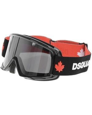 DSquared² Skibril Met Logoband - Wit