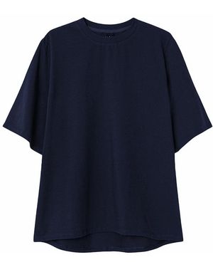 Basiclo Oversized Premium T-Shirt Marineblauw