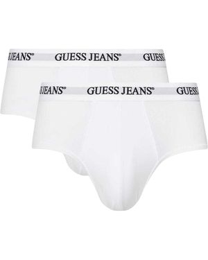 Guess Gewone Herenslip (Set Van 2) - Wit