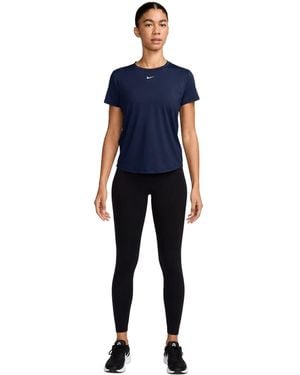 Nike Dri-Fit Standard-Shirt Voor (Middernacht Marine) - Blauw