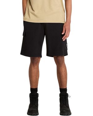 Timberland Geweven Cargo Shorts - Zwart