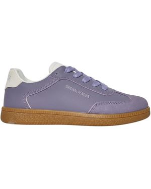 Original Penguin Retro Ronde Teen Platte Sneakers - Blauw